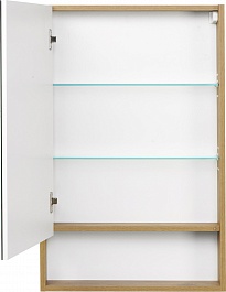 Акватон Зеркальный шкаф Сканди 55 дуб рустикальный, белый – фотография-2
